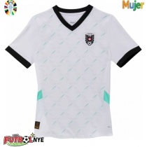 Camiseta Austria Visitante Equipación para mujer Eurocopa 2024 manga corta
